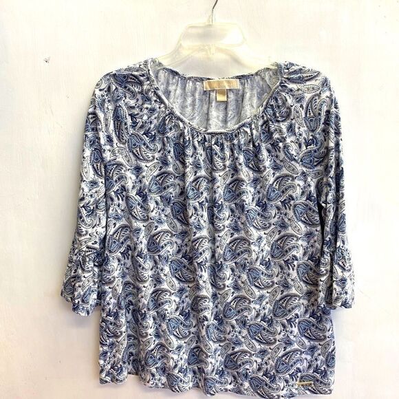 !B5 MICHAEL Kors 3/4 sleeve shirt - Picture 1 of 5